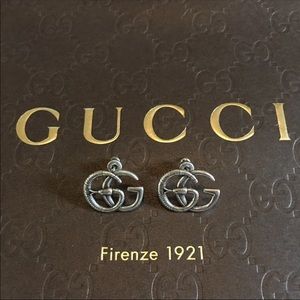 Authentic Sterling Silver Gucci Snake Earrings!